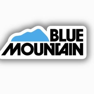 Blue Mountain Ski Resort Vinyl Printed Sticker - peel and stick