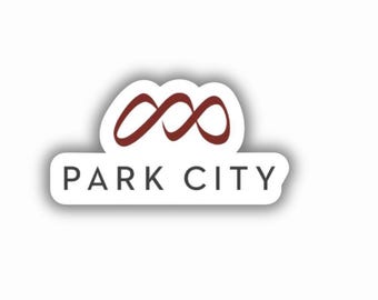 Park City Ski Resort Vinyl Printed Sticker - peel and stick