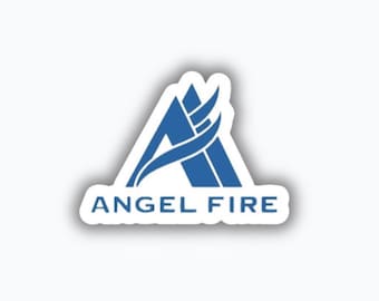 Vinylbedrukte sticker Angel Fire Ski Resort - loslaten en plakken