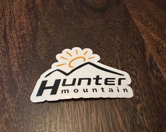 Hunter Mountain Ski Resort Vinyl Printed Sticker - peel and stick