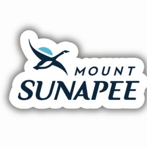 Mount Sunapee Ski Resort Vinyl Printed Sticker - peel and stick