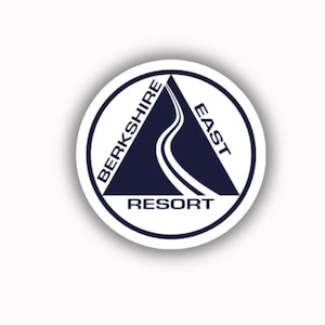 Berkshire East Ski Resort Vinyl Printed Sticker - peel and stick
