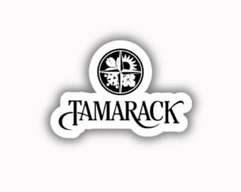 Tamarack Ski Resort Vinyl Printed Sticker - peel and stick