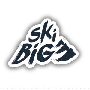 Ski Big 3 Banff Sunshine Lake Louise Mt Norquay Ski Resort Vinylklistermärke - dra av och klistra