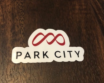 Park City Ski Resort Vinyl Printed Sticker - peel and stick