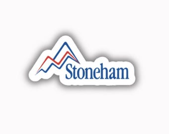 Stoneham Ski Resort Vinyl Aufkleber - Schälen und aufkleben