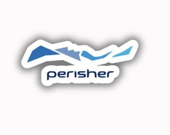 Perisher Ski Resort Vinyl Printed Sticker - peel and stick