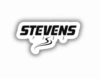 Vinylbedrukte sticker Stevens Pass Ski Resort - loslaten en plakken