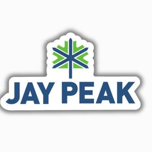 Jay Peak Ski Resort Vinyl Printed Sticker - peel and stick