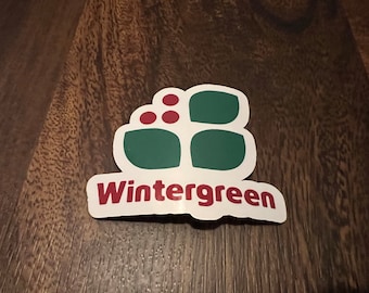 Wintergreen Ski Resort Vinyl Printed Sticker - peel and stick