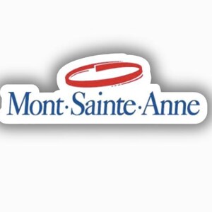 Vinylbedrukte sticker Mont Saint Anne Ski Resort - loslaten en plakken