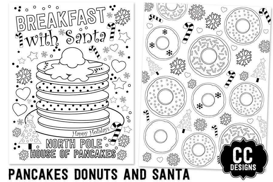 coloring pages breakfast