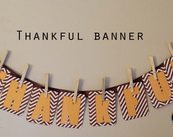 PRINTABLE - Classic Thanksgiving Paper Garland Banner Digital