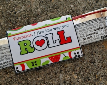 Fruit Roll Valentine | Etsy