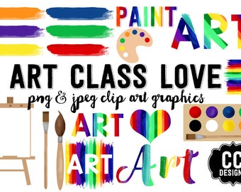 Art Love Digital Clip art Illustration Rainbow Class