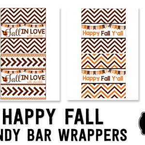 Printable- Falling for Fall Candy Bar Digital Wrapper