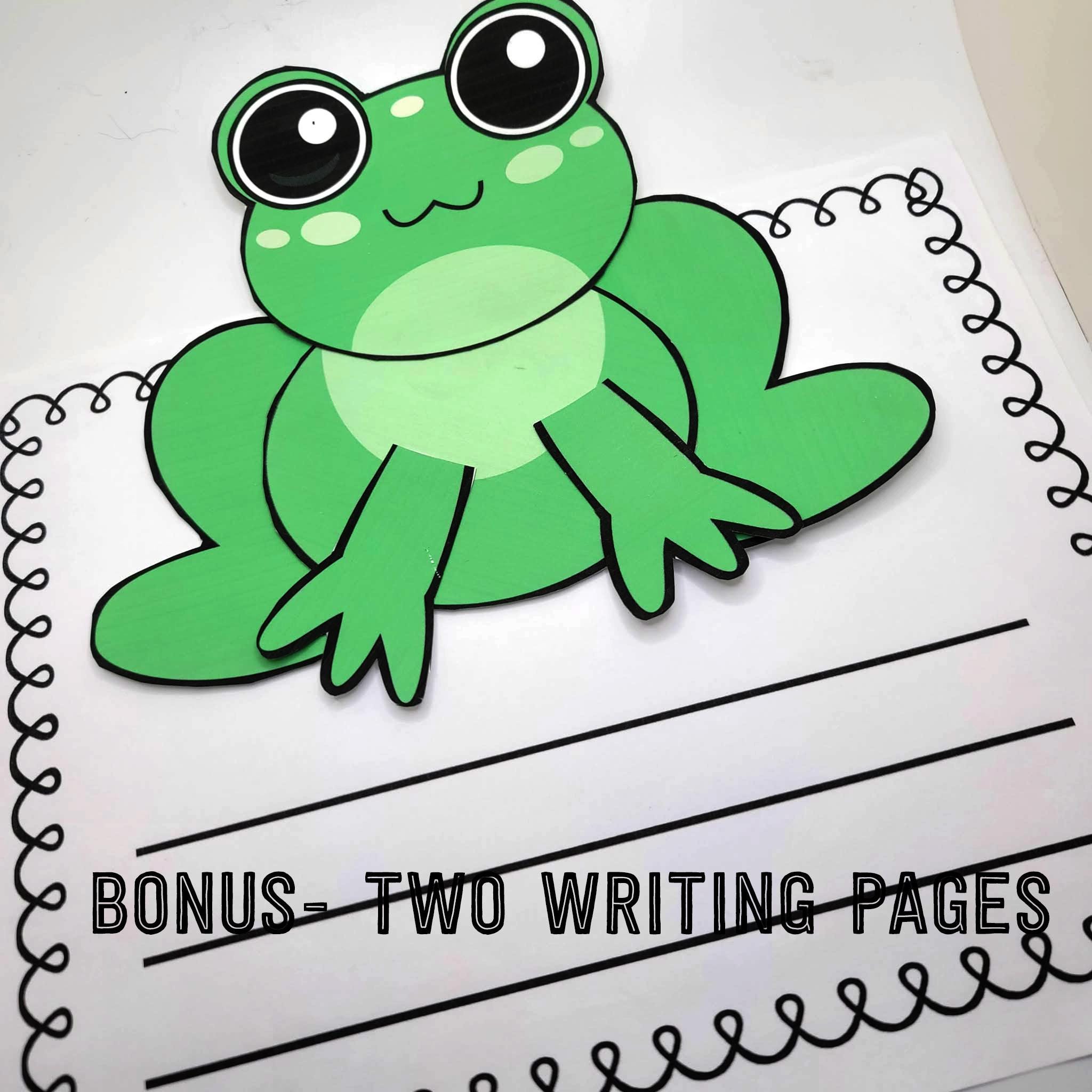 Build a Frog Craft Printable Frog Template Digital Download EASY PREP ...