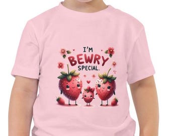 I'm Berry Special Toddler T-Shirt | Cute Fruit-Themed Kids Tee | Funny Short Sleeve Shirt for Boys and Girls | Soft and Comfy Toddler Outfit