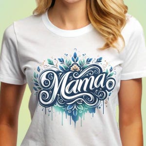 Mama Graphic T-Shirt | Comfy Short Sleeve Tee for Moms | Minimalist Mom Shirt | Cute Mother’s Day Gift Idea| Perfect Gift for Mother's Day