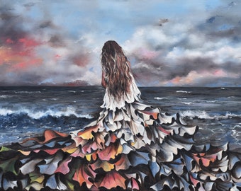 Arriving at the Sea - Fine Art Print, signed