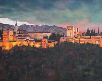 Alhambra IV - Original Oil on Canvas