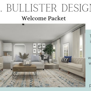 Interior Designer Welcome Packet