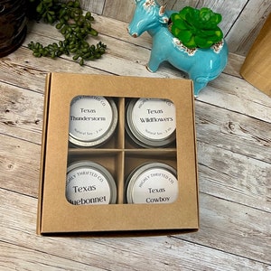 Texas Candle Gift Set Soy Candles Quick Gift Idea Employee Appreciation Gift Texas Candles Scents of Texas