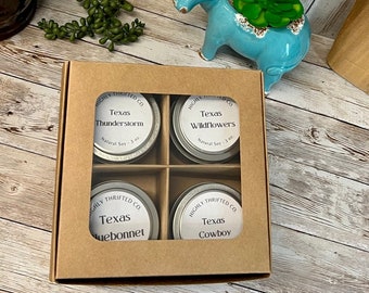 Texas Candle Gift Set Soy Candles Quick Gift Idea Employee Appreciation Gift Texas Candles Scents of Texas