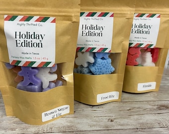 Holiday Wax Melt Shapes: Christmas Stocking Stuffer