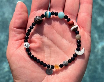 Natal Chart Armbänder | Sternzeichen Schmuck | Sternkarten | Astrologie Schmuck | Himmlischer Schmuck | Personalisierte Geschenke