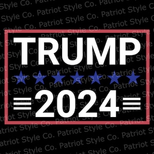 Trump 2024 svg, png, jpg, eps, dxf Digital Design for T-Shirts and Mugs