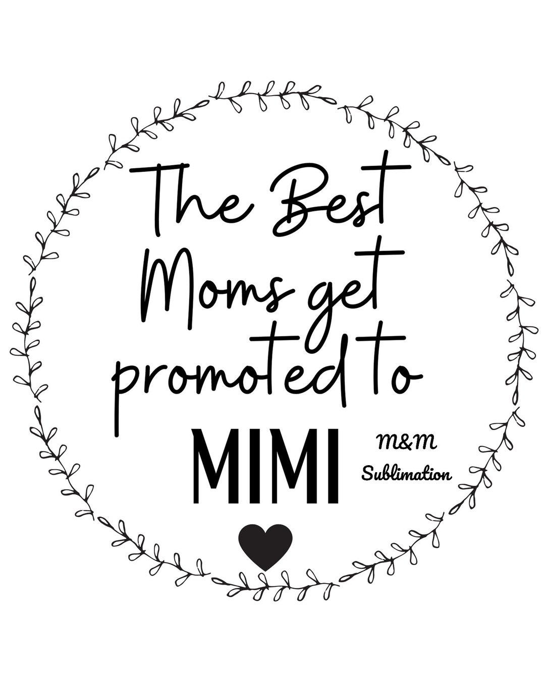 Mimi Jewelry Dish - 'Best Moms Get Promoted To Mimi' Ring Tray Trinket Dish Gift From Grandkids