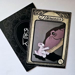 5 Dinosaur 3/3 Tokens for Magic the Gathering