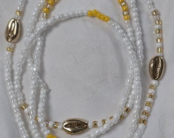 Obatala y Ochun Orisha Aye y Aye Eleke Collare Eleke de Oshun Obatala Oshun IFA Yoruba Lucumi Lukumi OchaHandmade unique