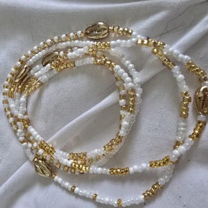 Obatala y Ochun Orisha Aye y Aye Eleke Collare Eleke de Oshun Obatala Oshun IFA Yoruba Lucumi Lukumi OchaHandmade unique