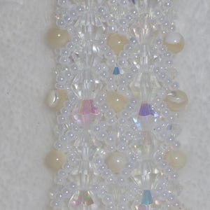 Obatala Oshanla Idde Armband | Orisha Obatala Schmuck | Santeria Perlen | Yoruba Lucumí Idde | Spirituelles Schutz Armband | Handgefertigt