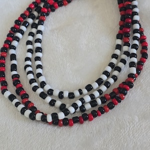 Eleke de Ellegua Allawana Eshu Nigeria Ellegua Collares Collare Sencillo Ifa Santeria OchaHandmade unique african 18 inch
