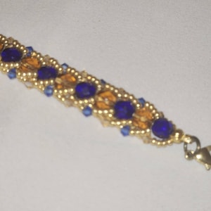 Ochosi Ilde Bracelet: Yoruba Santeria Crystal Beaded Pulso