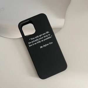 Slogan Quote Aesthetic Graphic Black color iPhone Case for iPhone 11 iPhone 11 pro iPhone 11pro Max iPhone 12, iPhone 12pro/ 12pro Max image 2