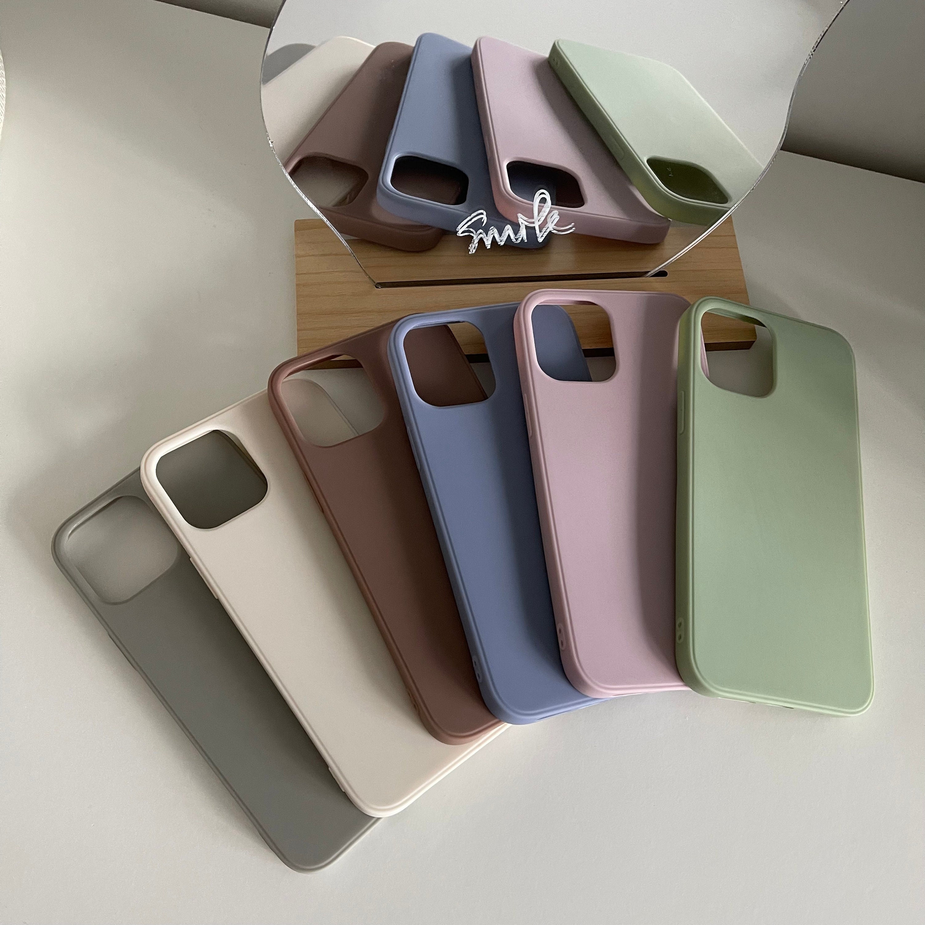 Premium Soft Plain Phone Case for Iphone 13/13 Pro/13 Pro Max Etsy