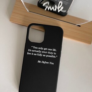 Slogan Quote Aesthetic Graphic Black color iPhone Case for iPhone 11 iPhone 11 pro iPhone 11pro Max iPhone 12, iPhone 12pro/ 12pro Max image 5