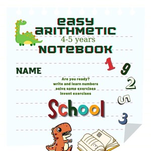 EASY ARITHMETIC NOTEBOOK for 4-5 years