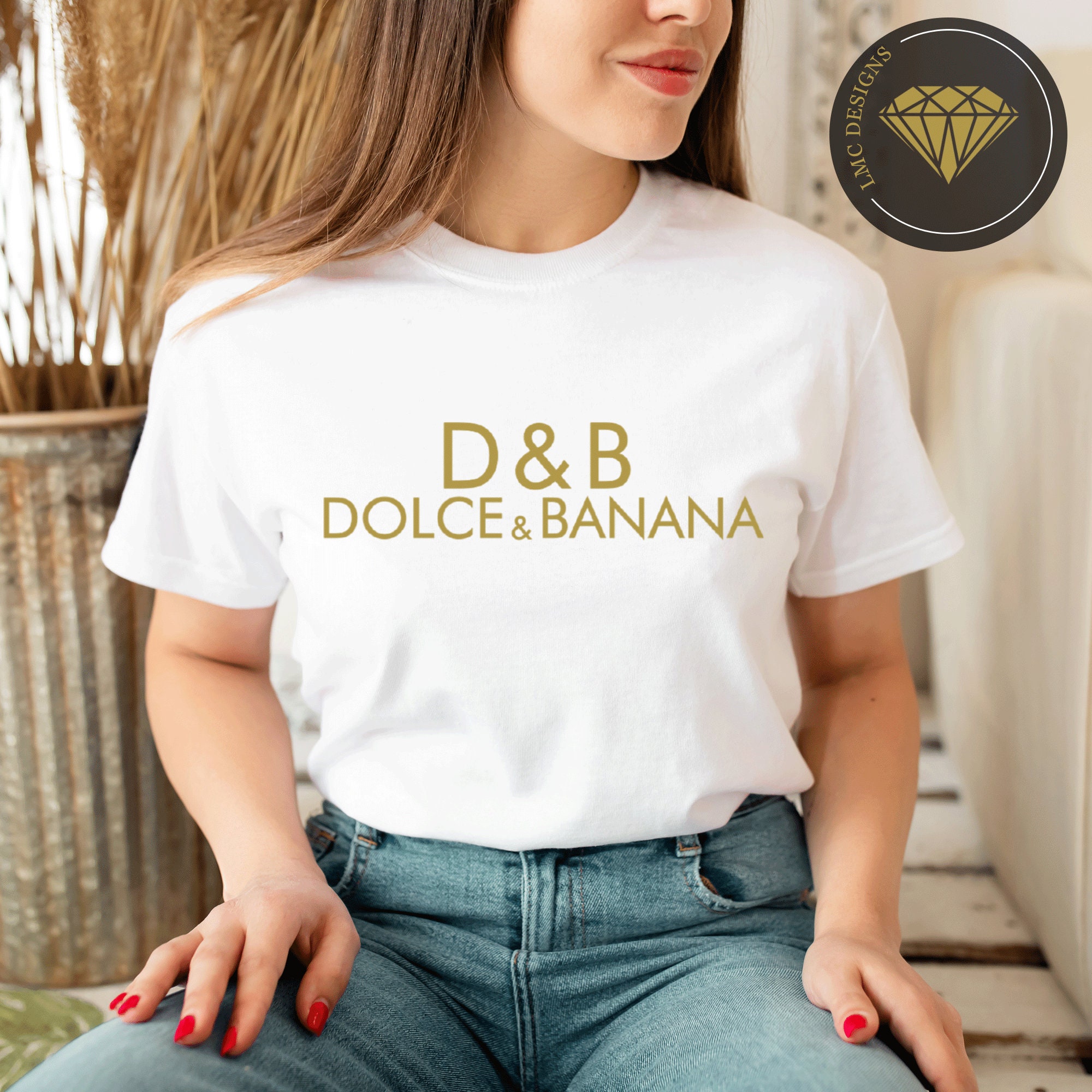 Dolce and Banana Shirt Fashion Funny Shirt Fashion Tee Unisex T shirt Cotton Unisex T shirt Gift for Her Gift for Him Custom T shirt Etsy Ireland