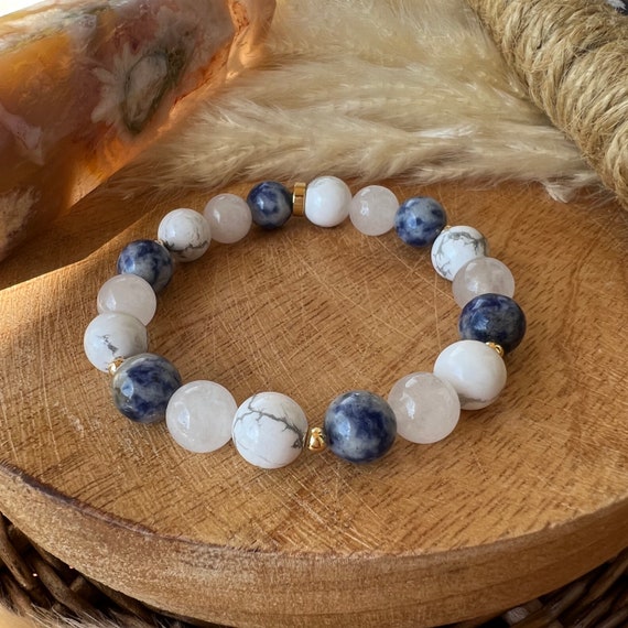 Toddler White Howlite Bracelet – C. Nicole Crafts and Crystals