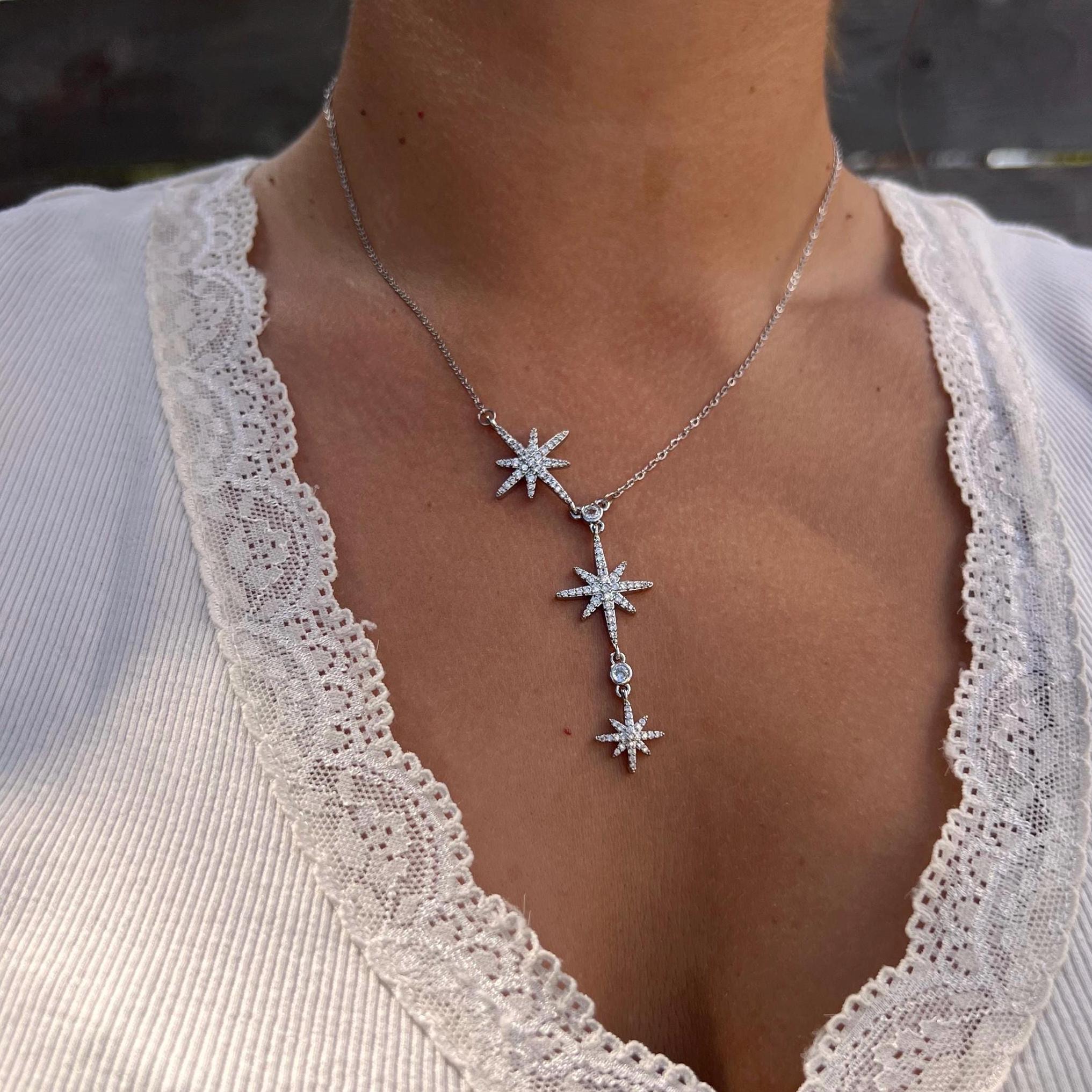 Triple star necklace - Etsy 日本