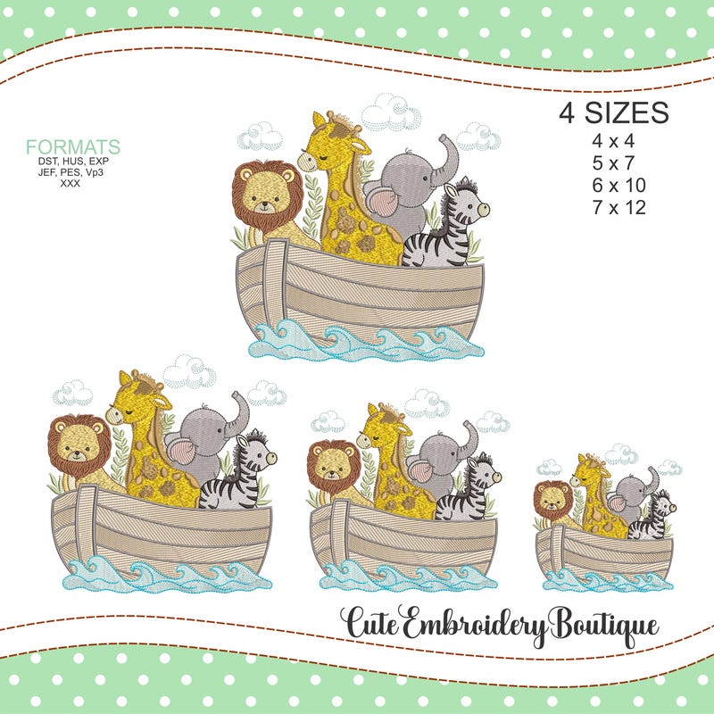 Noahs Ark Sewing Pattern - Etsy