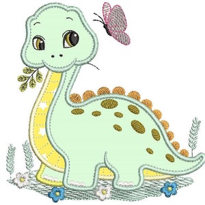 DINO machine embroidery designs - DINOSAUR embroidery design, Machine embroidery pattern - instant download