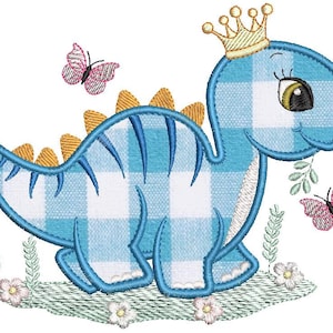 DINO machine embroidery designs - DINOSAUR embroidery design, Machine embroidery pattern - instant download