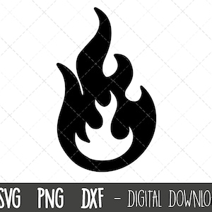 Fire SVG, fire clipart, flame SVG, fire silhouette, winter svg, Christmas svg, fire png, flame svg file, cricut silhouette svg cut file