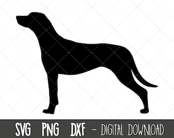Rhodesian Ridgeback svg, dog svg, ridgeback silhouette, Rhodesian outline png, dog clipart, dog pet png, dxf, cricut silhouette svg cut file